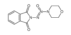 1H-Isoindole-1,3(2H)-dione, 2-[(1Z)-2-(4-morpholinyl)-2-oxidodiazenyl]- 结构式