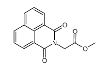 methyl 2-(1,3-dioxo-1H-benzo[de]isoquinolin-2(3H)-yl)acetate 结构式