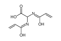 2,2-双(丙烯酰氨基)乙酸 结构式