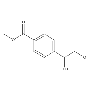 4-(1,2-二羟乙基)苯甲酸甲酯 结构式
