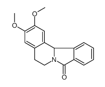 2,3-dimethoxy-5H,6H,8H,12bH-isoindolo[1,2-a]isoquinolin-8-one 结构式