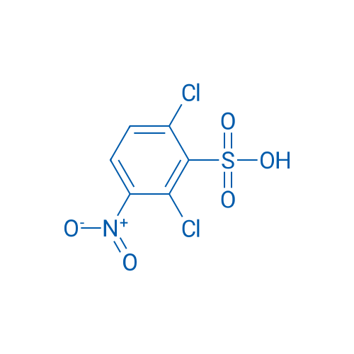 2,6-二氯-3-硝基苯磺酸 结构式
