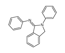 Benzenamine, N-(2,3-dihydro-2-phenyl-1H-isoindol-1-ylidene)- 结构式