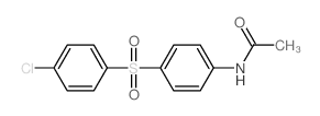 N-[4-(4-氯苯基)磺酰基苯基]乙酰胺 结构式