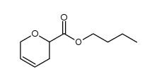 2H-Pyran-2-carboxylic acid, 3,6-dihydro-, butyl ester 结构式