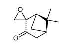Spiro[bicyclo[3.1.1]heptane-2,2'-oxiran]-3-one, 6,6-dimethyl-, (1R,2S,5R)- 结构式