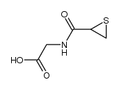Glycine, N-(thiiranylcarbonyl)- (9CI) 结构式