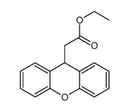 9H-Xanthene-9-acetic acid, ethyl ester 结构式