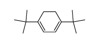 1,4-二叔丁基-1,3-环己二烯 结构式