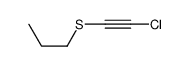 Propane, 1-[(chloroethynyl)thio]- 结构式