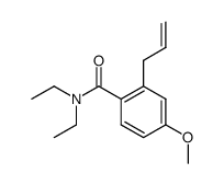 N,N-二乙基-4-甲氧基-2-(2-丙烯-1-基)苯甲酰胺 结构式