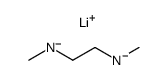 N,N'-二甲基-1,2-乙二胺二锂盐 结构式