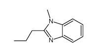 1-甲基-2-丙基-1H-苯并咪唑 结构式