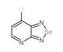 7-氯-[1,2,5]硒二唑并[3,4-b]吡啶 结构式