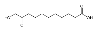 10,11-二羟基十一烷酸 结构式