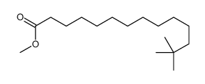 Tetradecanoic acid, 13,13-dimethyl-, methyl ester 结构式