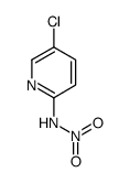 5-氯-2-(硝基氨基)吡啶 结构式