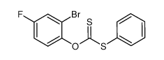 Carbonodithioic acid, O-(2-bromo-4-fluorophenyl) S-phenyl ester 结构式