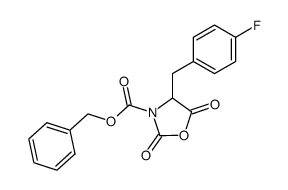 4-(4-氟苄基)-2,5-二氧代恶唑烷-3-羧酸苄酯 结构式