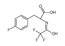 N-三氟乙酰基-4-氟苯丙氨酸 结构式