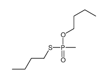 Phosphonothioicacid,methyl-,O,S-dibutylester 结构式