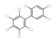 2,2',3,4,4',5,5',6-八氯联苯 结构式
