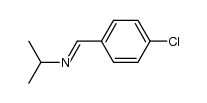 N-(2-Propyl)-4-chlorobenzylideneamine 结构式