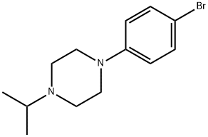 1-(4-溴苯基)-4-异丙基哌嗪 结构式