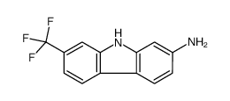 7-(三氟甲基)-9H-咔唑-2-胺 结构式
