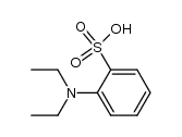 2-(二乙氨基)苯磺酸 结构式