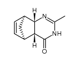 4a,5,8,8a-四氢-2-甲基-5,8-桥亚甲基喹唑啉-4(3H)-酮 结构式