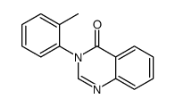 4(3H)-Quinazolinone, 3-(2-methylphenyl)- 结构式