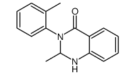 2-Methyl-3-(o-tolyl)-1,2-dihydro-4(3H)-quinazolinone 结构式
