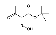 2-(羟基亚氨基)-3-氧代丁酸叔丁酯 结构式