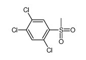 1,2,4-三氯-5-(甲磺酰基)苯 结构式