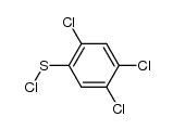 2,4,5-三氯苯次磺酰氯 结构式