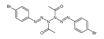 Acetic acid, 2-acetyl-1,2-bis[2-(4-bromophenyl)diazenyl]hydrazide 结构式