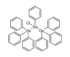 2-氯-1,1,1,2,3,3,3-七苯基三锗烷 结构式