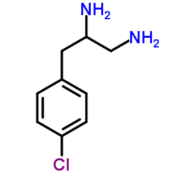 3-(4-氯苯基)丙烷-1,2-二胺 结构式