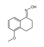 (1E)-5-Methoxy-3,4-dihydro-1(2H)-naphthalenone oxime 结构式
