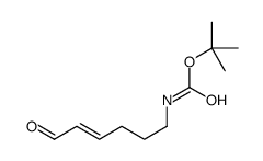 Carbamic acid, [(4E)-6-oxo-4-hexenyl]-, 1,1-dimethylethyl ester (9CI) 结构式
