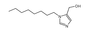 1-辛基-1H-咪唑-5-甲醇 结构式