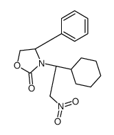 (4R)-3-[(1R)-1-环己基-2-硝基乙基]-4-苯基-1,3-恶唑烷-2-酮 结构式