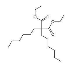 2,2-二己基丙二酸二乙酯 结构式