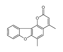 4,6-dimethylbenzoangelicin 结构式