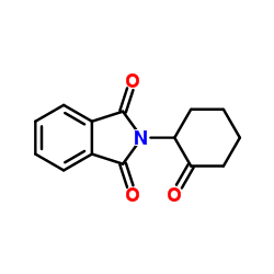 2-(2-氧代环己基)-1H-异吲哚-1,3(2H)-二酮 结构式