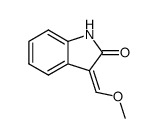(3E)-3-甲氧亚甲基-1,3-二氢-2H-吲哚-2-酮 结构式