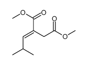 Butanedioic acid, 2-(2-methylpropylidene)-, 1,4-dimethyl ester, (2E)- 结构式