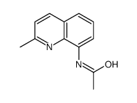 N-(2-甲基-8-喹啉基)乙酰胺 结构式