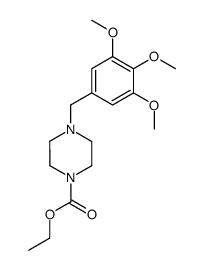 4-(3,4,5-三甲氧基苄基)哌嗪-1-羧酸乙酯 结构式